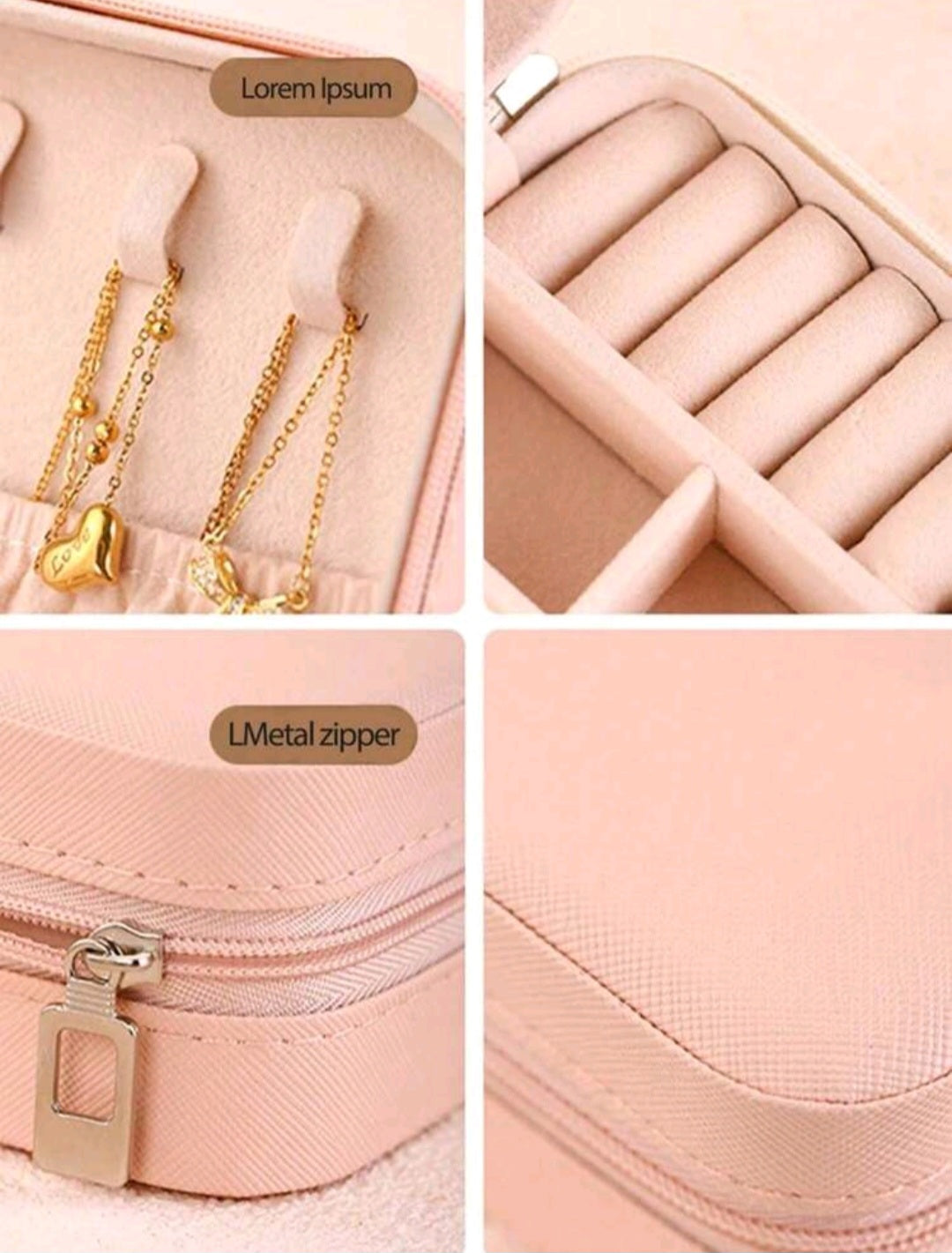 1 PC Portable Jewelry Box